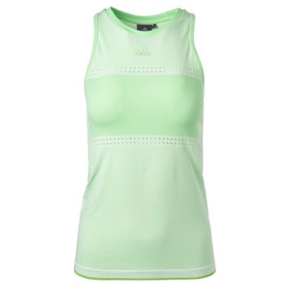 Adidas Fall MatchCode Tennis Tank DZ2383 ~ Glow Green ~ Sz XS ~ Racerback